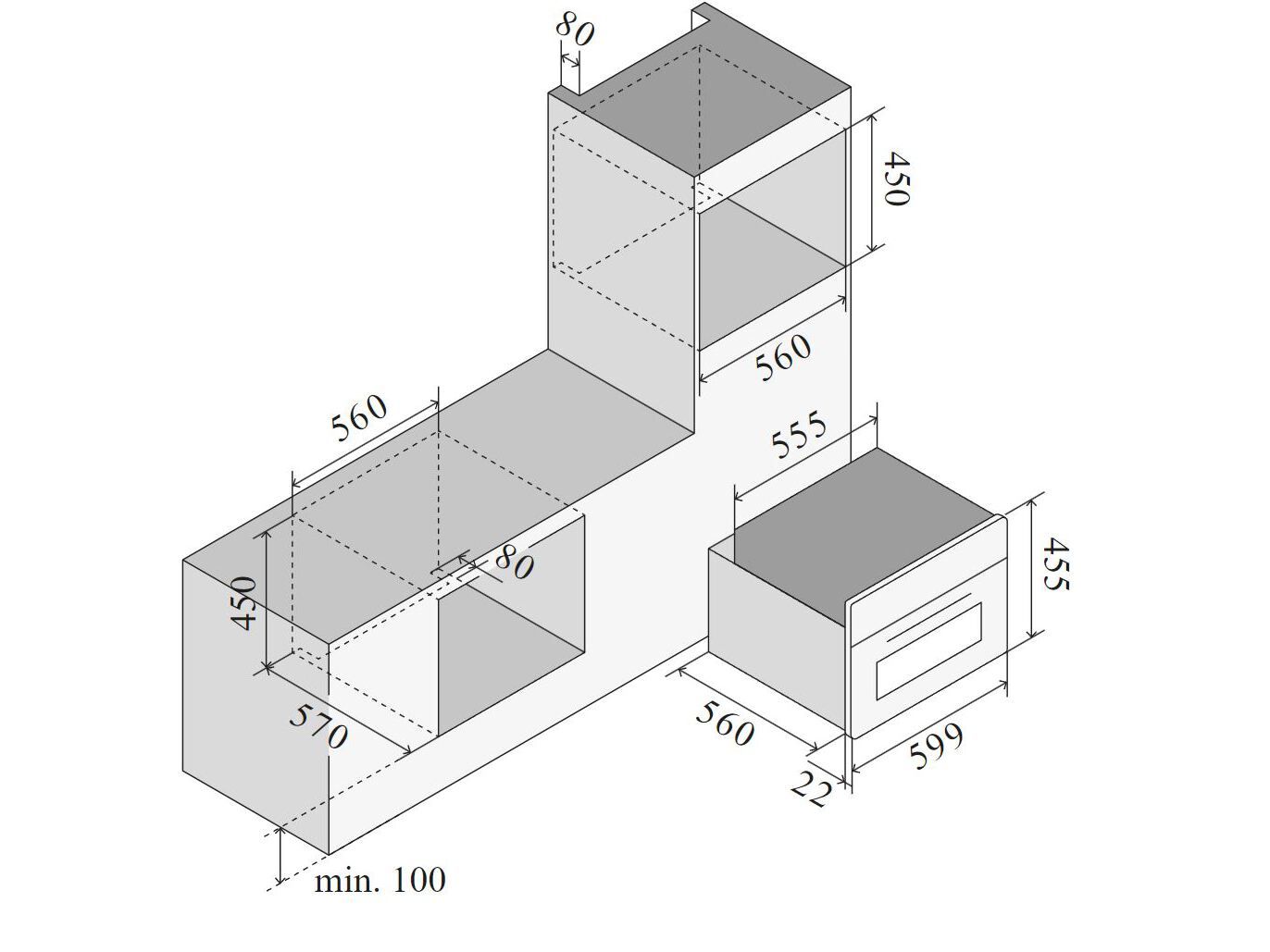 Комбинированная печь Ilve 645SHSW1 ARCH-00070096 - Вид №2