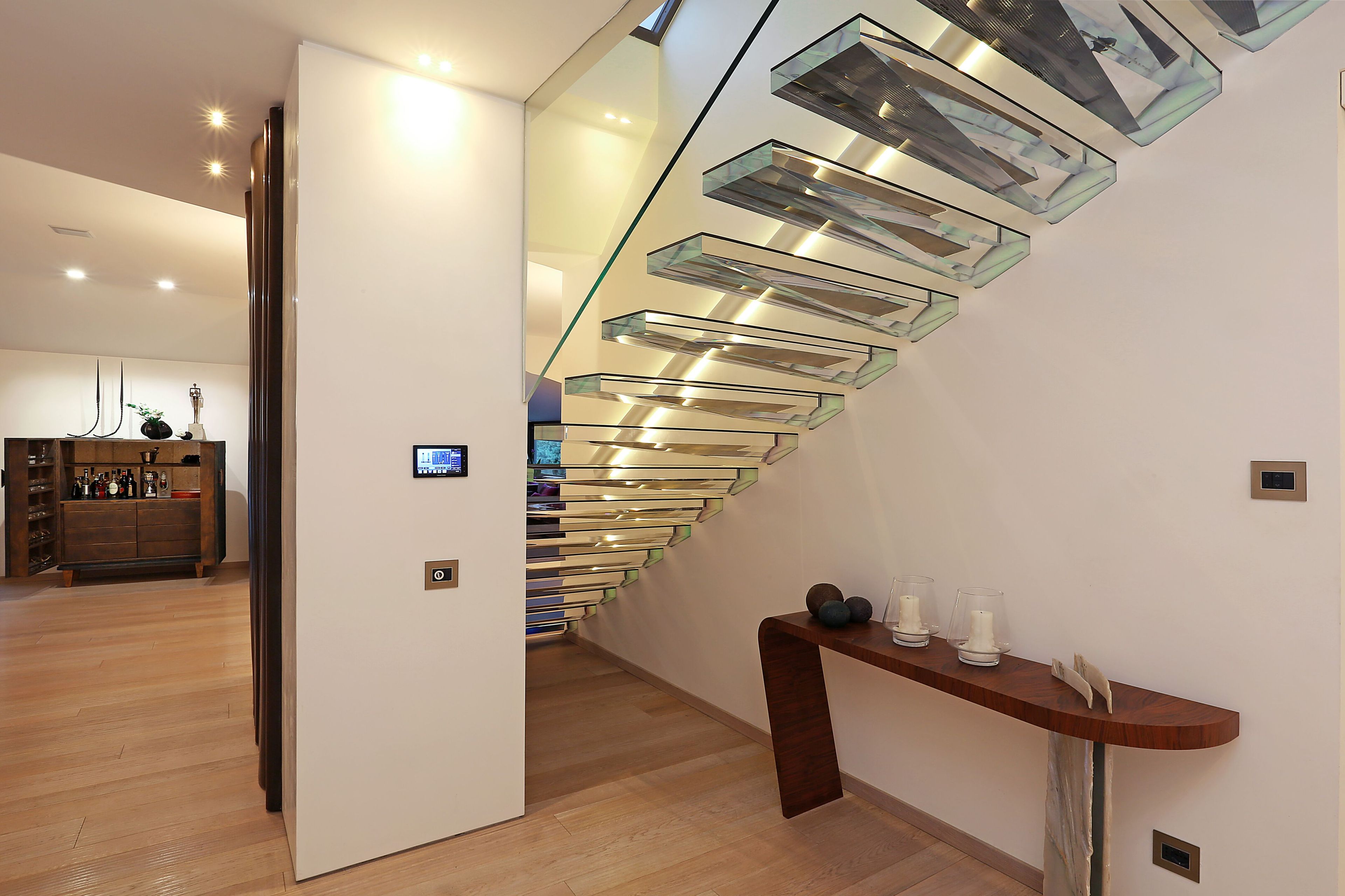 Акриловая консольная лестница Siller Treppen SPACE DIAMOND 1 ARCH-00085121 - Вид №1