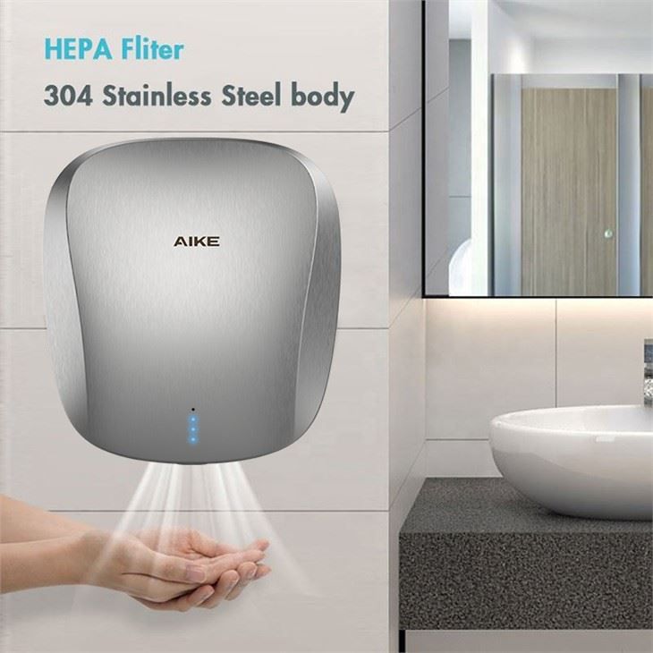 Сушилка для рук из нержавеющей стали AIKE AK2903_568  - Вид №3