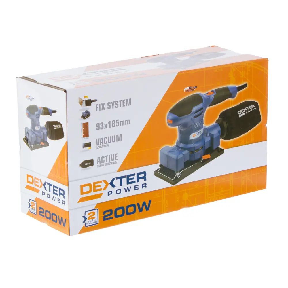 Вибрационная шлифмашина Dexter Power NC200ES, 200 Вт 17059666 STLM-2209525  - Вид №4