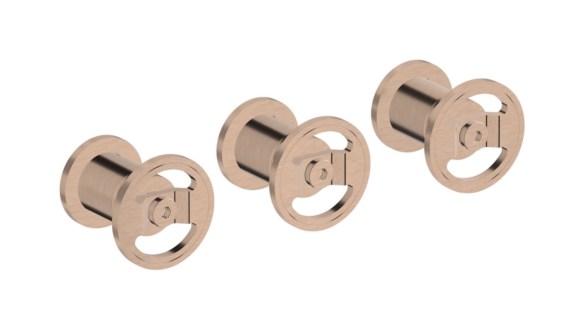 Встраиваемый смеситель для душа с 3 отверстиями и переключателем IB Bold ARCH-00029546 - Вид №20