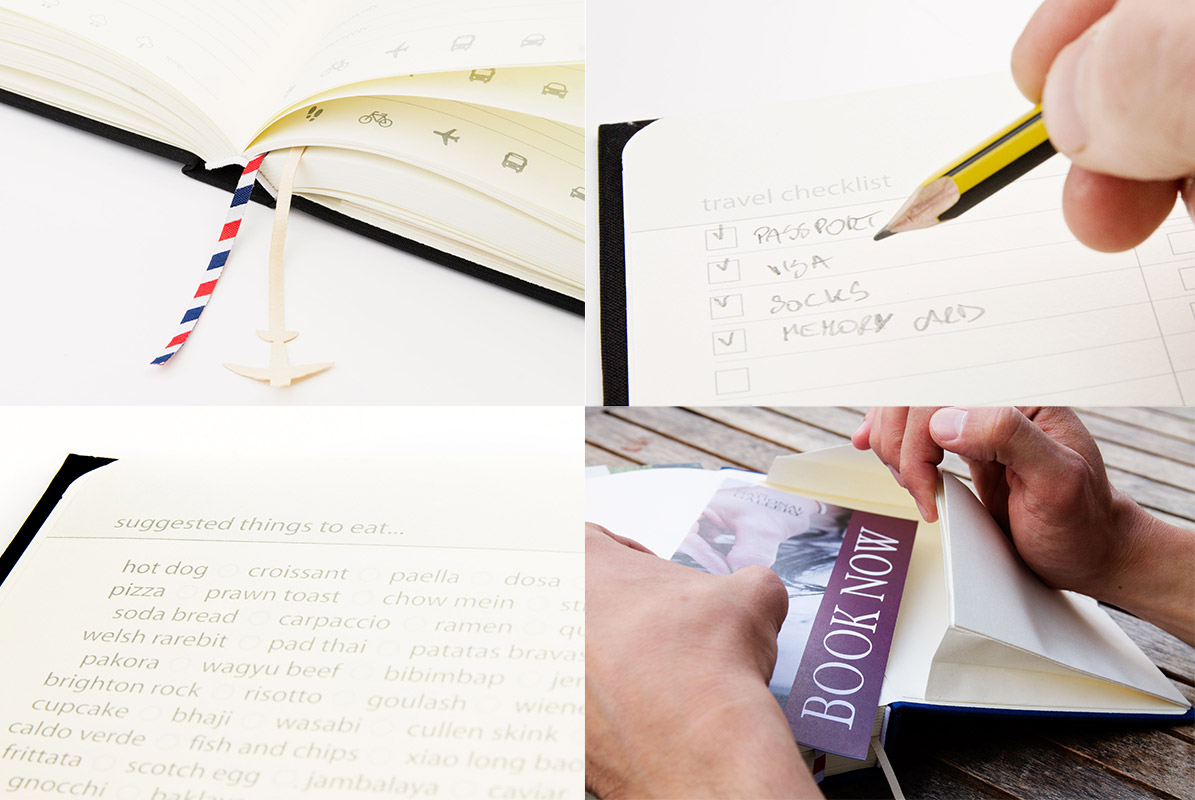 SK MYTRAVEL1 Журнал путешественника my travel синий Suck UK  - Вид №4