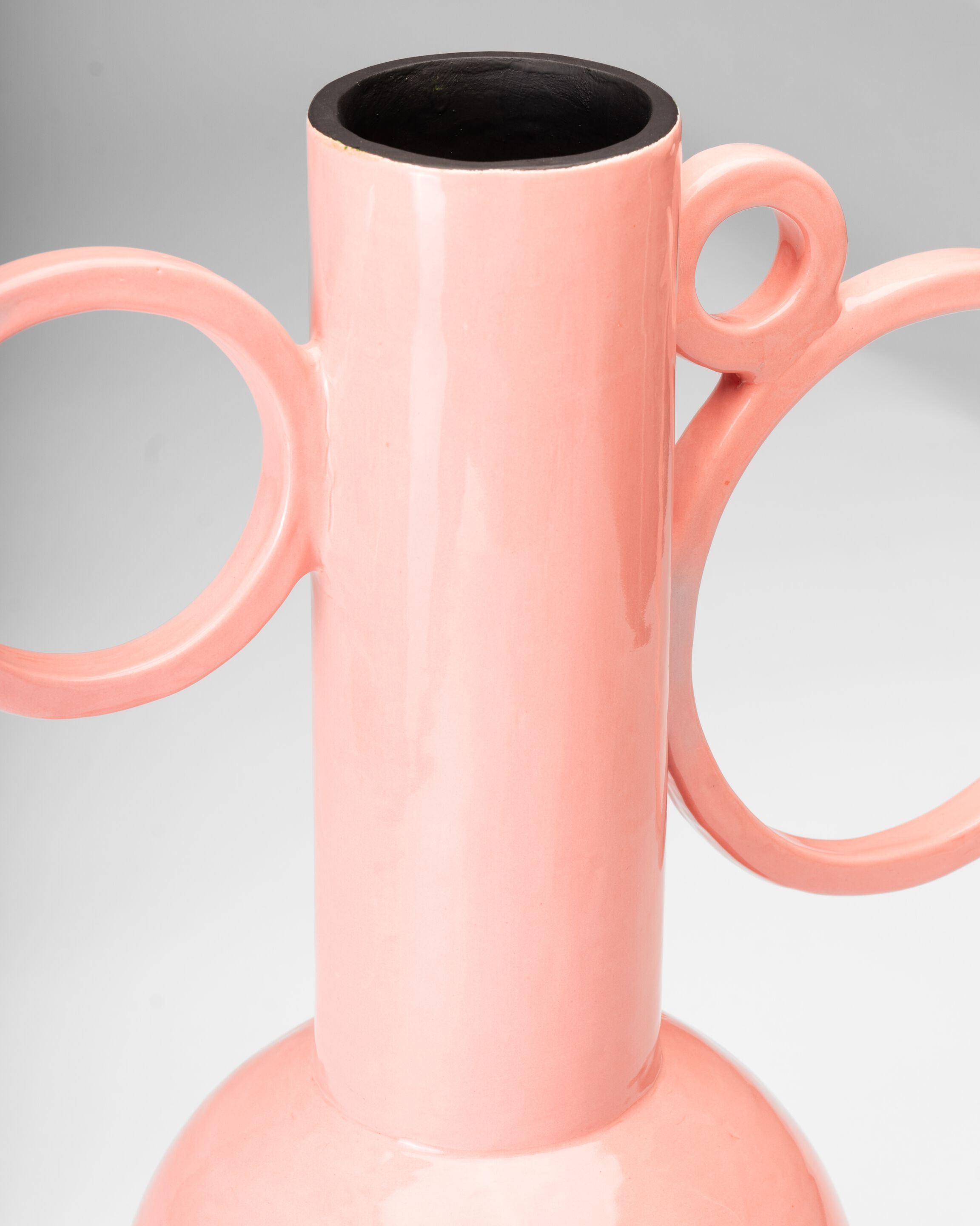 Керамическая ваза ручной работы Paolo Santangelo картезианская ARCH-00005472 - Вид №1