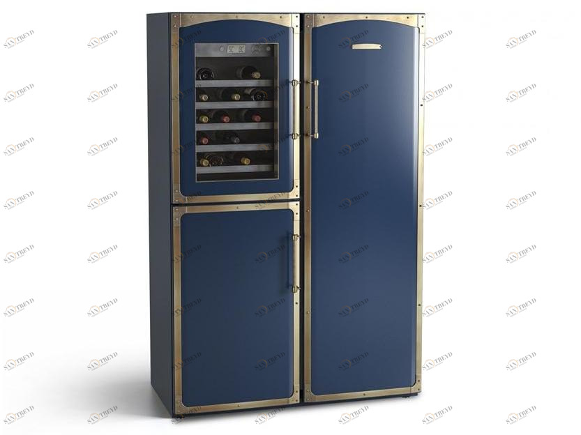 Officine Gullo Отдельностоящий холодильник со стеклянной дверцей sun-id-1419191