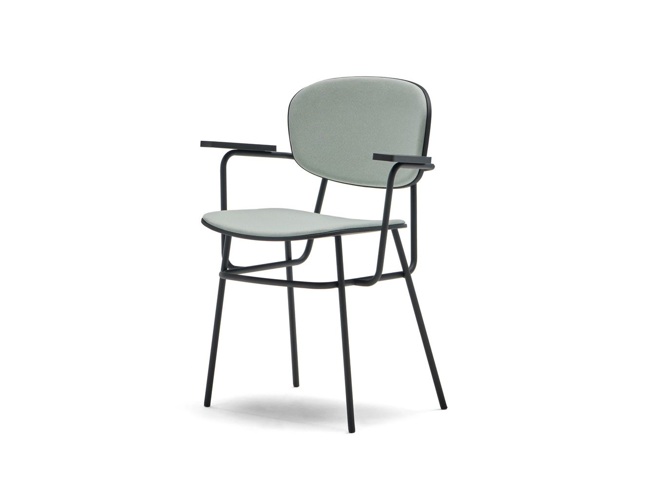 Мягкий стул из ясеня с подлокотниками Blasco&Vila Fosca ARCH-00003557