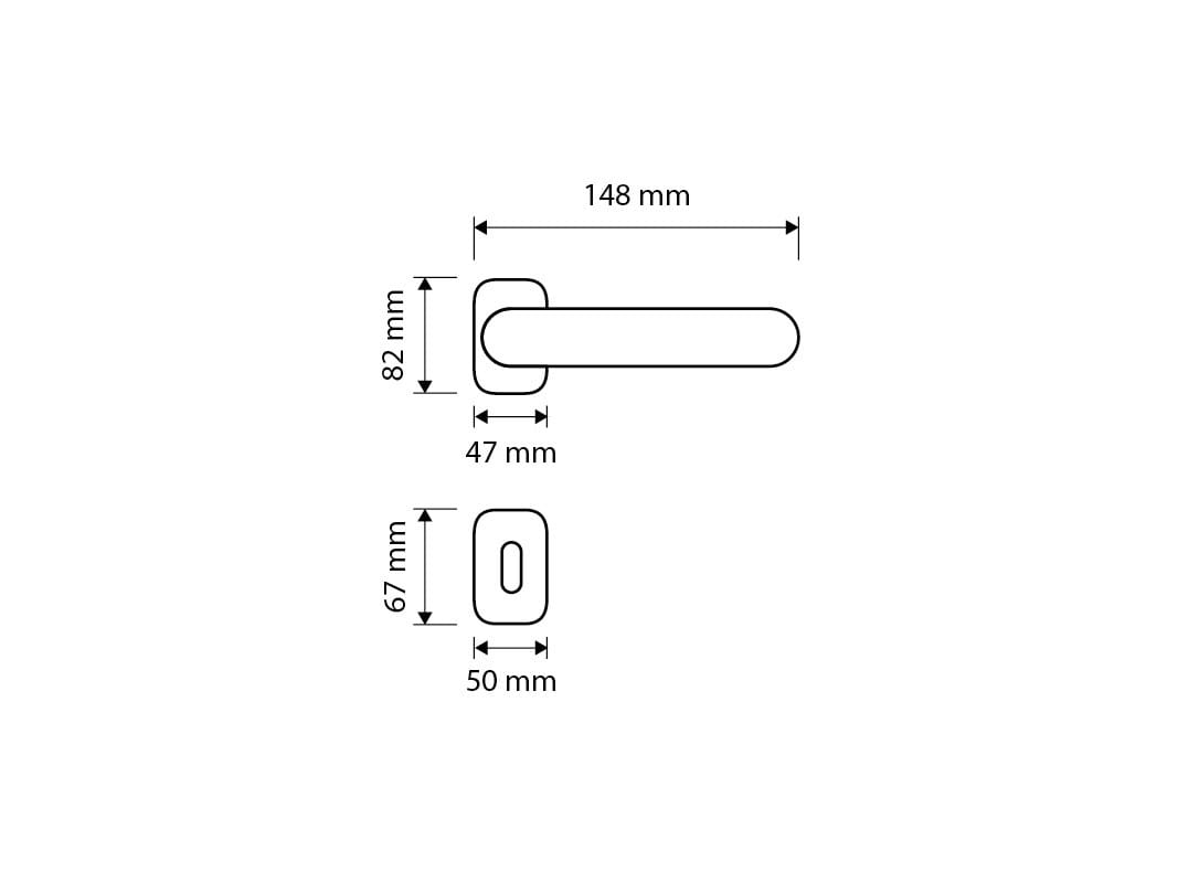 Латунная ручка с насадкой LINEA CALI' Zaara ARCH-00025221 - Вид №2