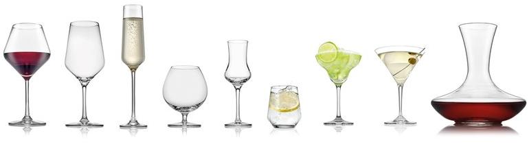 IVV Набор из 2 бокалов для мартини в прозрачном стекле Tasting hour 8055.2, 8417.2 - Вид №1