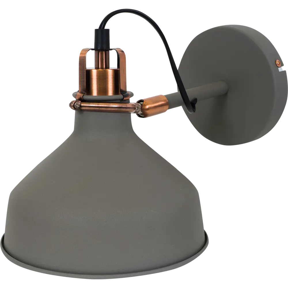 Бра Amsterdam WML-425 1xE27x40 Вт металл цвет серый CAMELION STLM-2113573