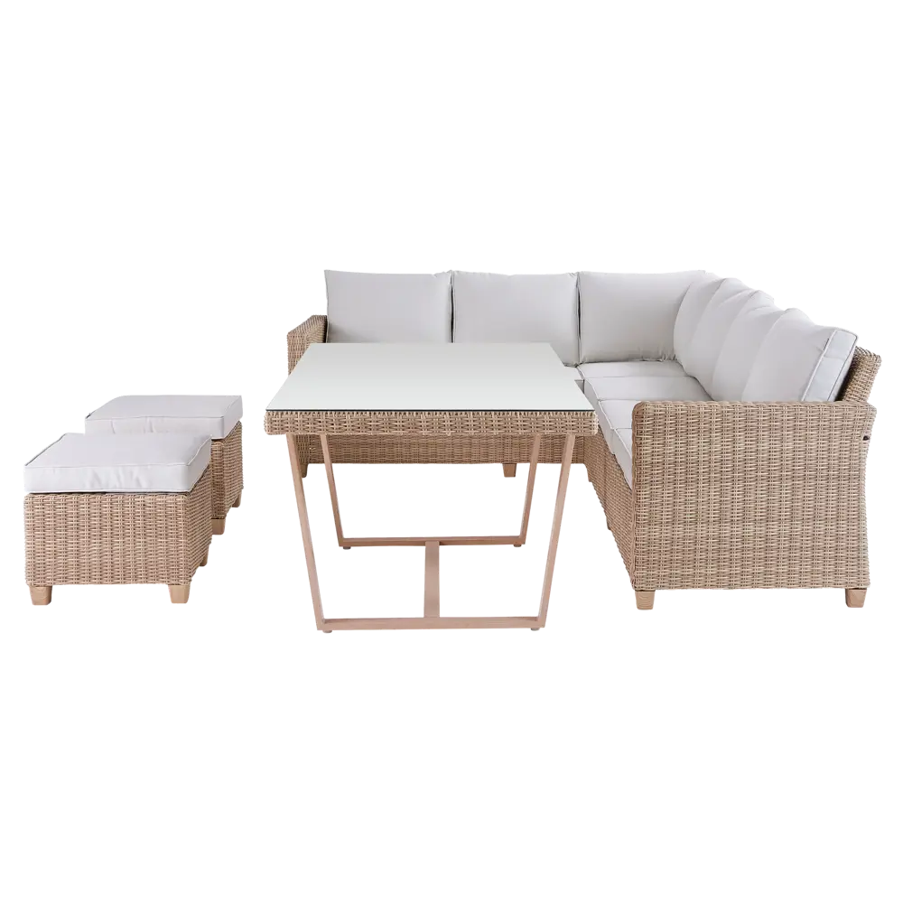 NATERIAL Medena - садовый комплект с диваном, столом и пуфами 87082127 STLM-1464576 - Вид №2