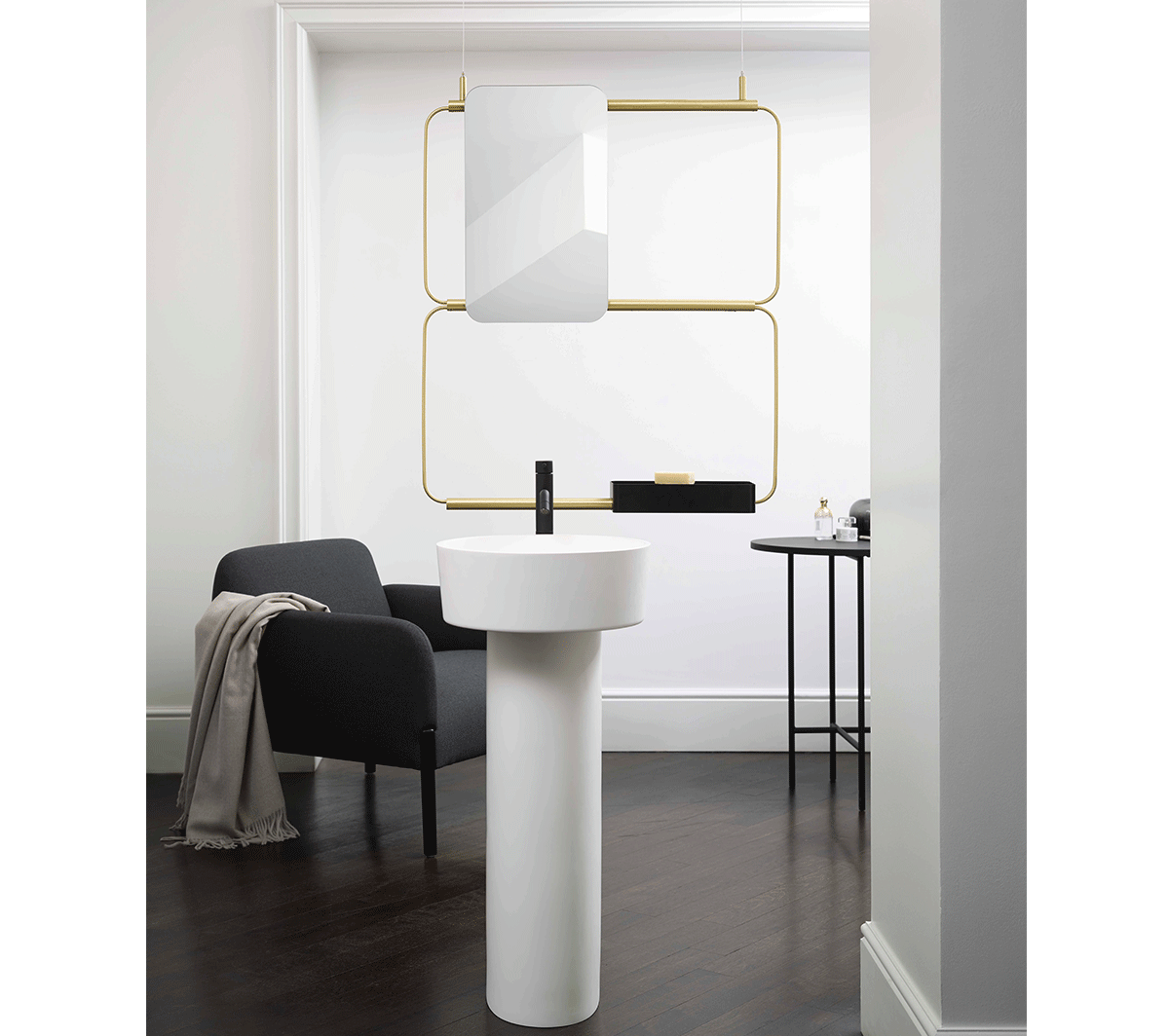 Ex.T Nudo Подвесная или настенная модульная система nudo-ottone_2 - Вид №6