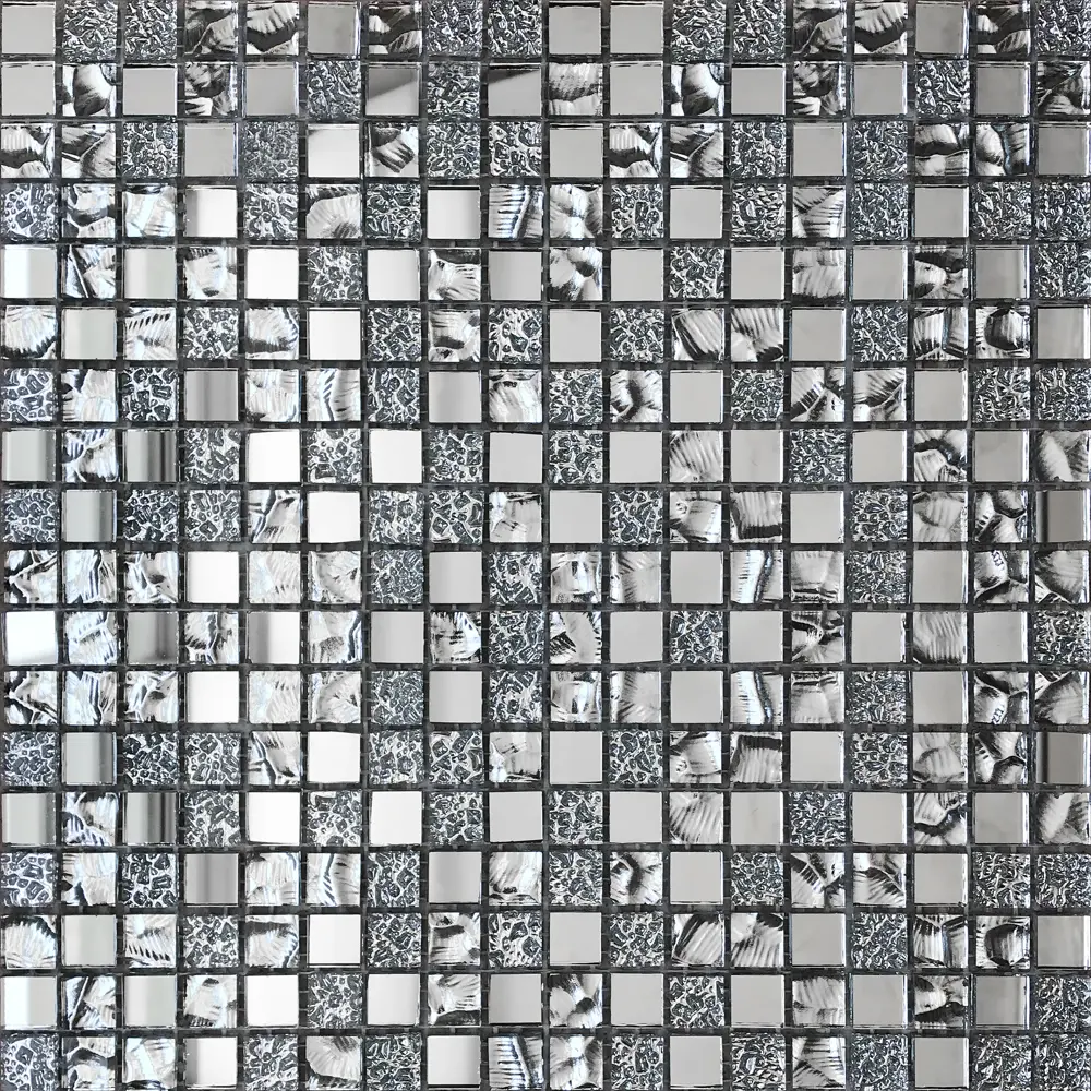 Мозаика стеклянная Artens Silver 29.7x29.7 см цвет серый 18731506 STLM-2150632 - Вид №2