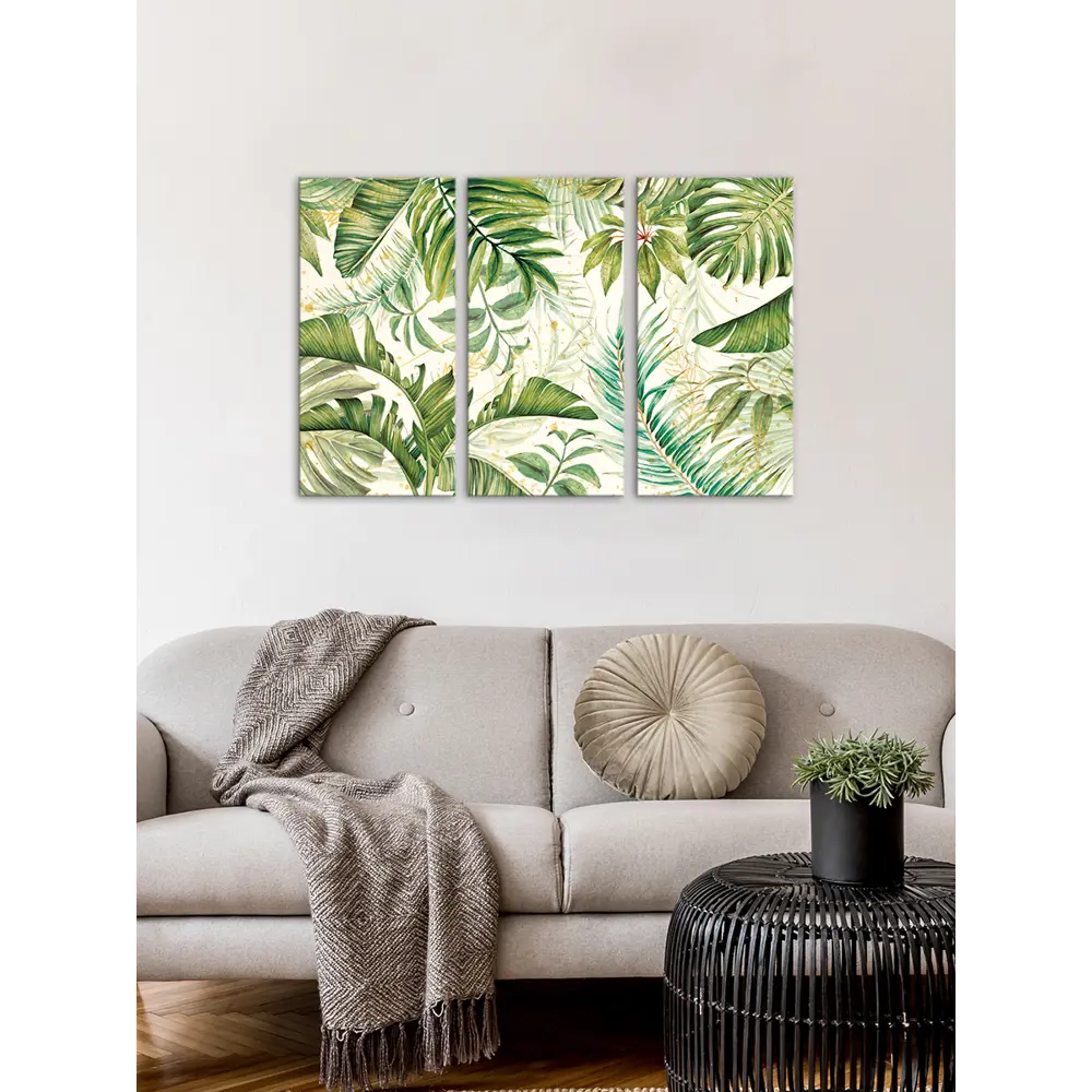 Картина на МДФ Тропики 30x60 см 3 шт 85336850 STLM-2000855 POSTERMARKET  - Вид №4