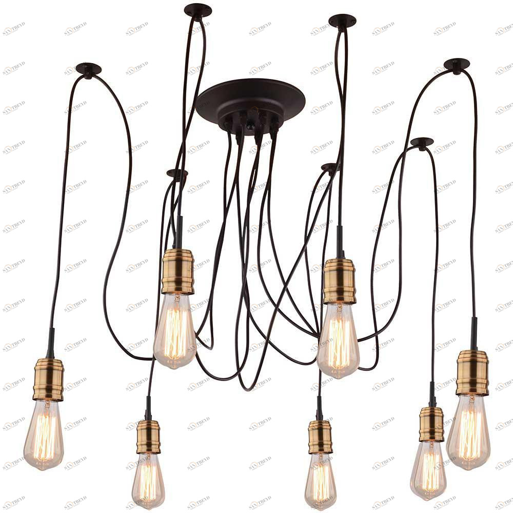 Подвесная люстра Arte Lamp Mazzetto A4290SP-7BK ARTE LAMP MAZZETTO 187678 Медь 