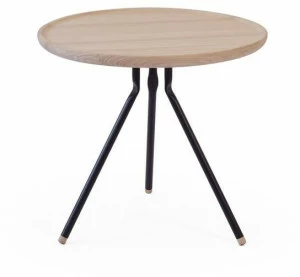 Askia Низкий круглый стол из ясеня Bend 1.t03.ah.mbk