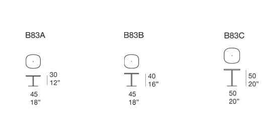 Алюминиевый круглый садовый столик Paola Lenti STRAP ARCH-00022651 - Вид №8