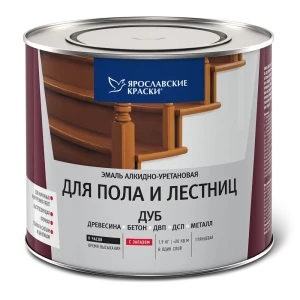 Эмаль для пола и лестниц 1.9 кг цвет дуб 18450835 STLM-2123366