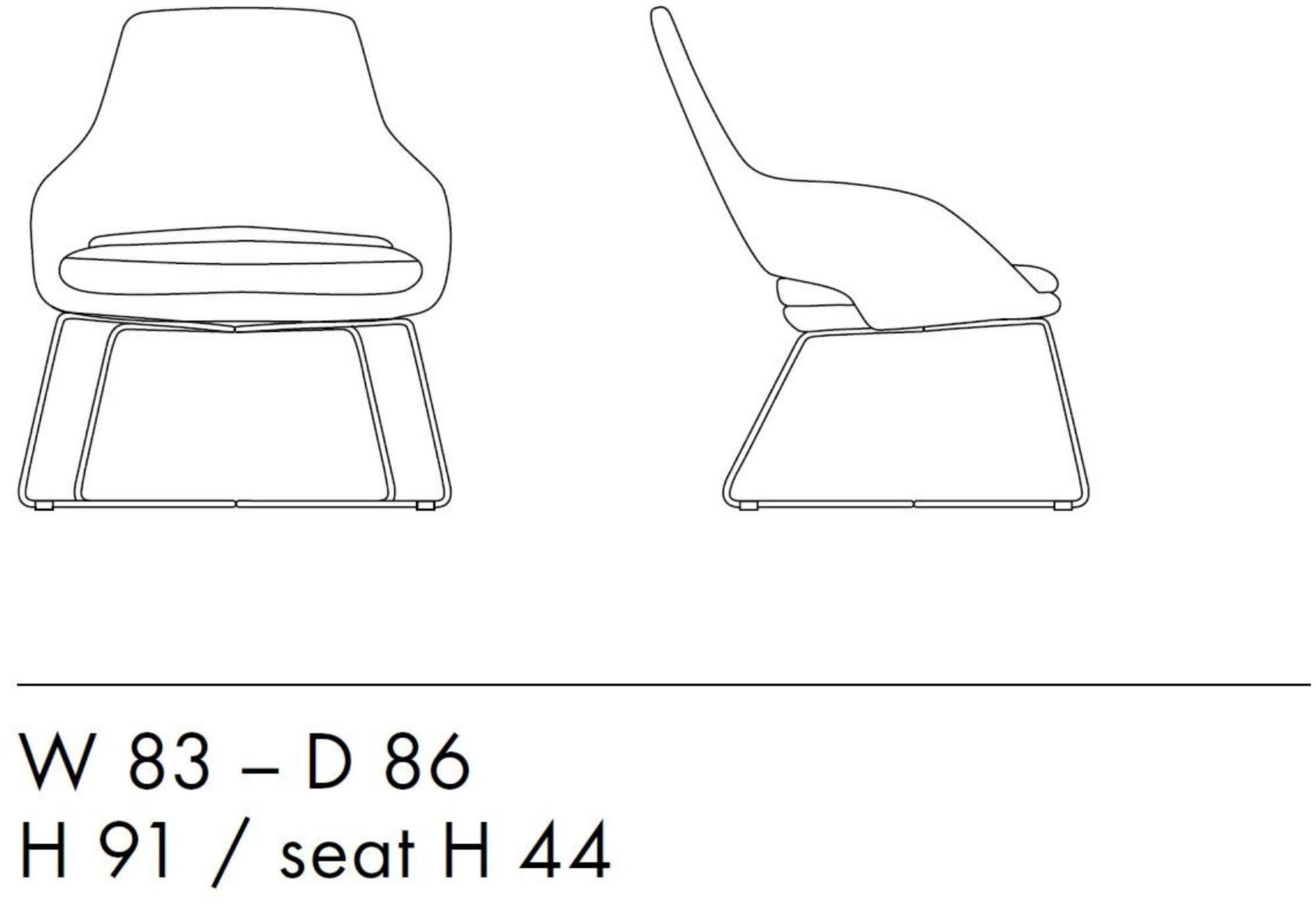 Sinetica Стул с обивкой из ткани с подлокотниками Captain sun-id-1511890 - Вид №6