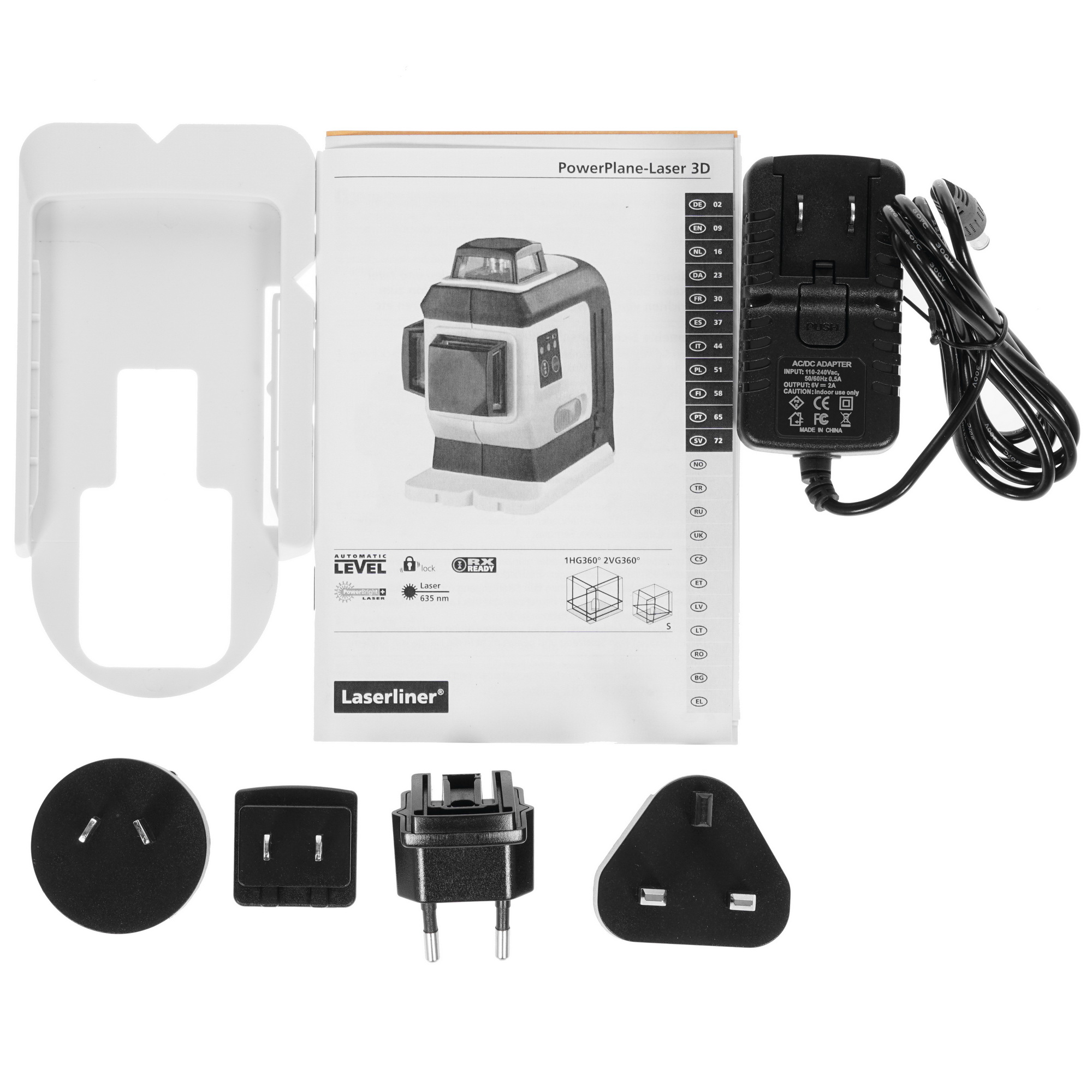Лазерный нивелир Laserliner PowerPlane-Laser 3D Plus GEN2 1280325 STDN-0139948 - Вид №6