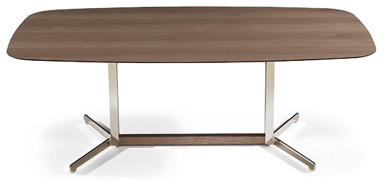 Natuzzi Прямоугольный стол из фанерованной древесины Campus sun-id-1444745 - Вид №2