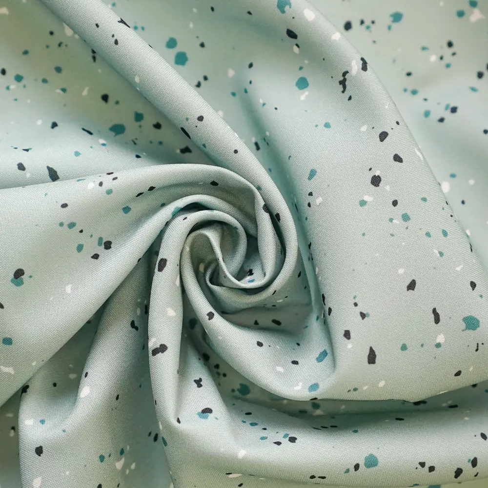 WITERRA Штора на ленте «Камни» — элегантность неоклассики в голубых тонах 89231445 STLM-1530670 - Вид №1