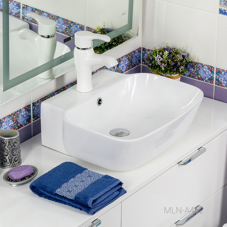 Накладная раковина melana mln-a462 A462-805 - Вид №2