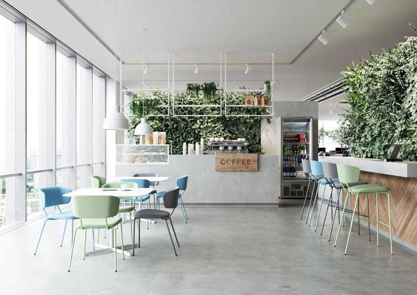 LD Seating Стул из ткани с открытой спинкой Flexi chair Flexi 125-n1 - Вид №3