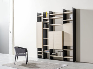 Мобильный бар / книжный шкаф