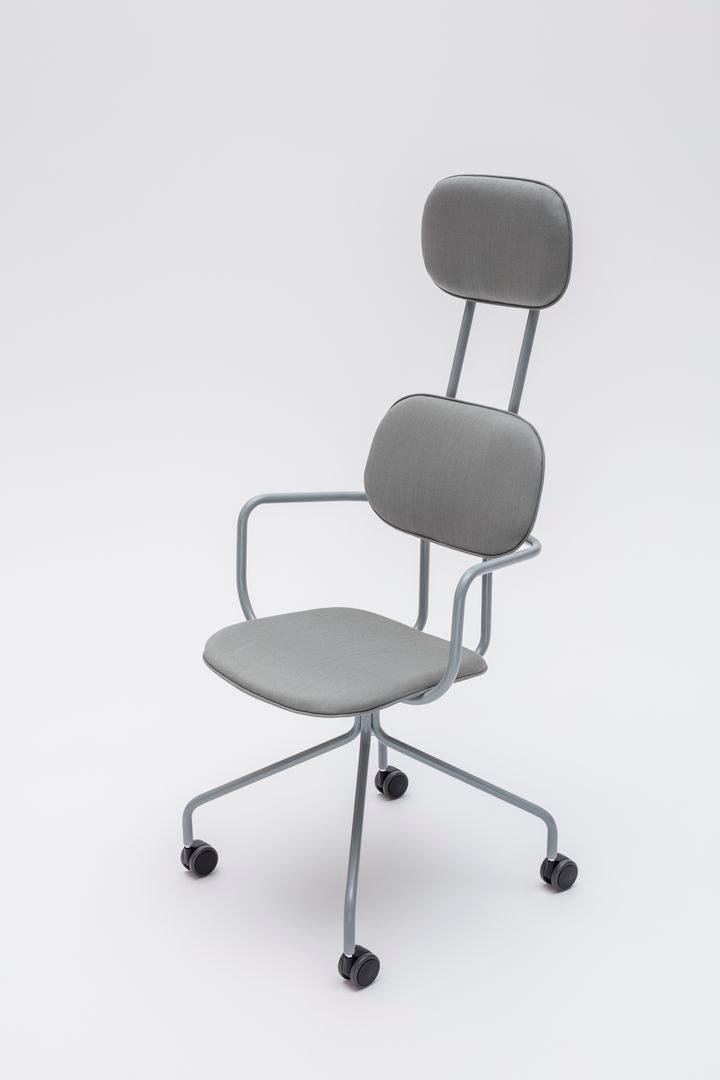 MDD Стул на козелке тканевый на колесиках New school sun-id-1345811 - Вид №2