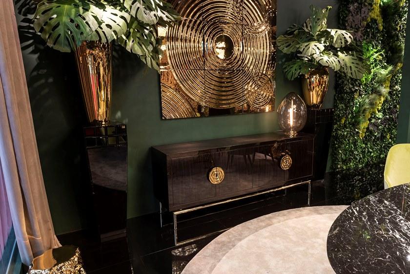 VGnewtrend Комод из черного дерева с распашными дверцами Original sin 7511968.71  - Вид №4