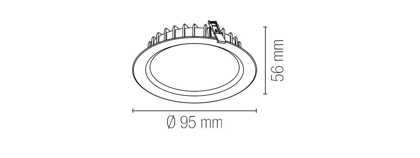 Алюминиевый утопленный прожектор с диммером Fan Europe Lighting INTEC ARCH-00037446 - Вид №2
