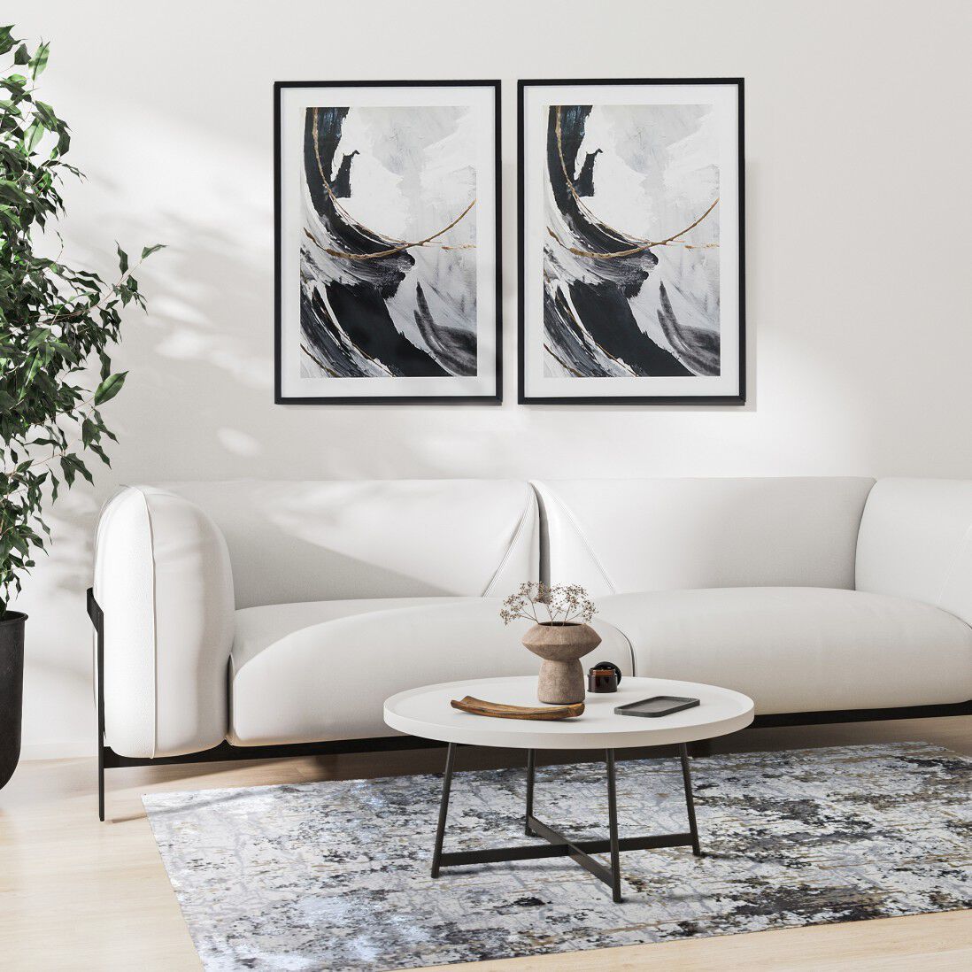 Ковер с прямоугольным рисунком Ademi Essential ARCH-00131822 - Вид №2