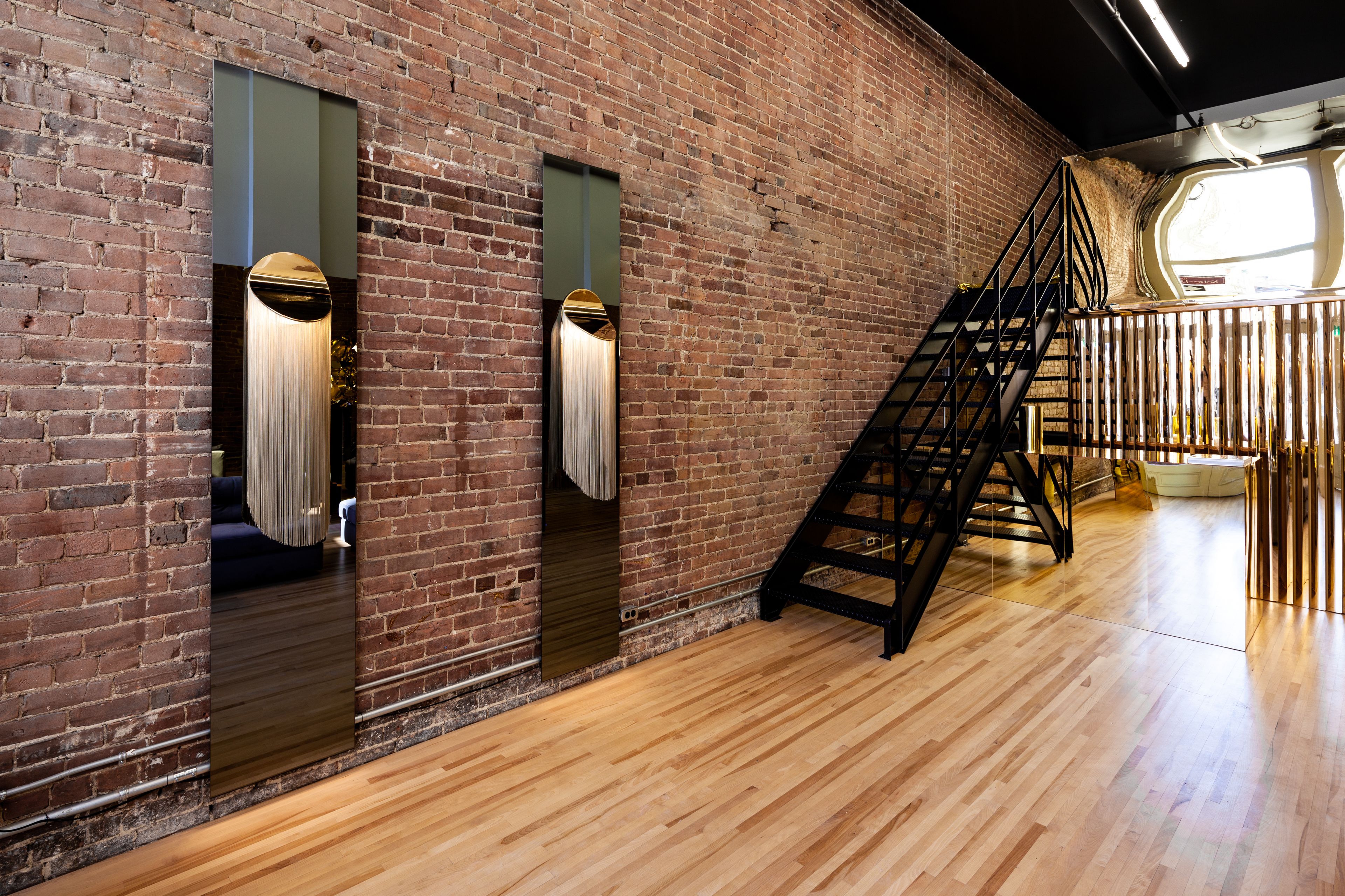 Район бахромой стальной светодиодный настенный светильник Darmes Cé ARCH-00063498 - Вид №8