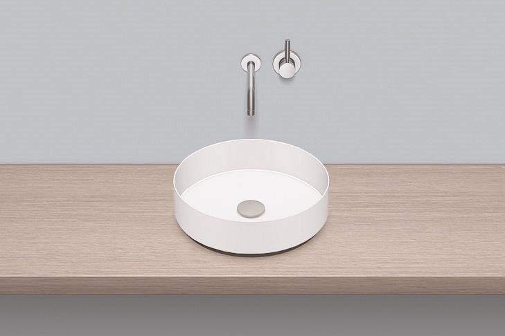 3222000400 Надставная раковина, ab.ke400, белая, для простого ухода Alape серия KE (Unisono) 