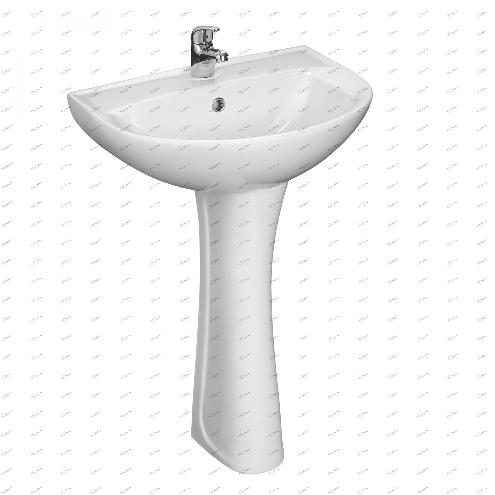 1.3111.6.S00.11B.0 Пьедестал для раковины прямоугольная SANTERI 