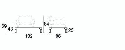 Тканевое садовое кресло с подлокотниками emu Tami ARCH-00079261 - Вид №5