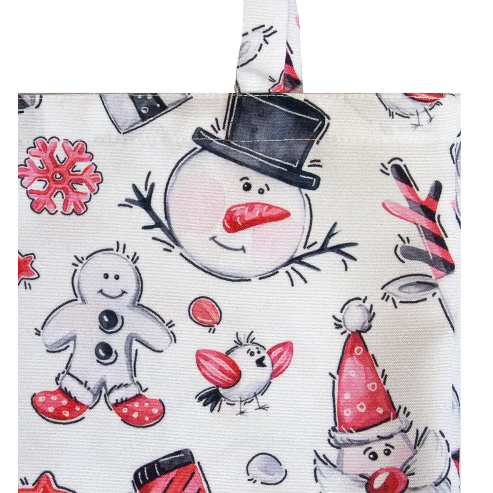 Сумка шоппер Новогодние игрушки 40х35 см белая 83588369 STLM-2202649 SEASONS  - Вид №1