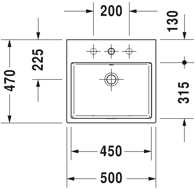 2352500030 Подвесная раковина настенная овальная Duravit Vero Air - Вид №1