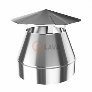 Оголовок-зонт LAVA 150/220, нерж. 439 (0,5)