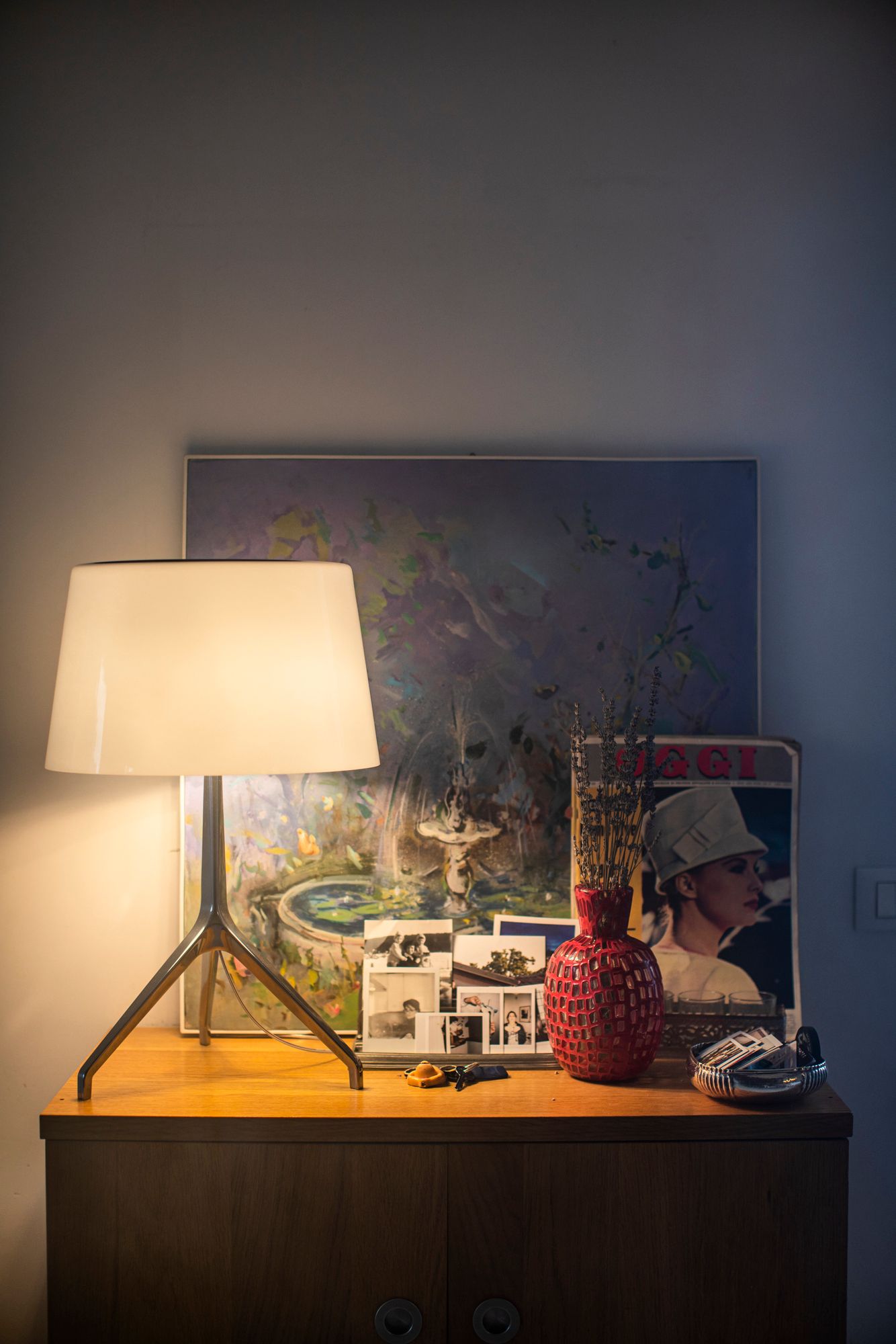 Светодиодная настольная лампа из дутого стекла и алюминия Foscarini Lumiere ARCH-00004296 - Вид №6