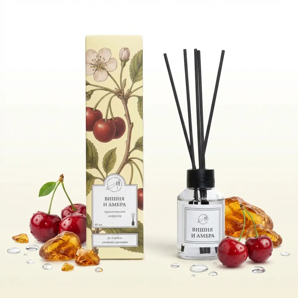 Ароматический диффузор Aroma Harmony Вишня и амбра 60 мл STLM-2139551