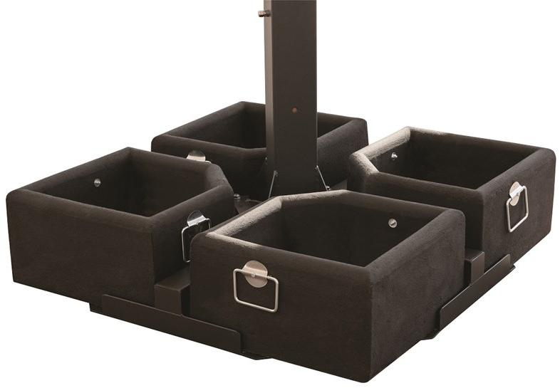 Scolaro Parasol Множественный квадратный зонтик с подсветкой Alu sun-id-1458803 - Вид №2