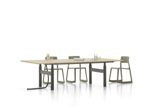 Прямоугольный стол для совещаний с регулируемой высотой