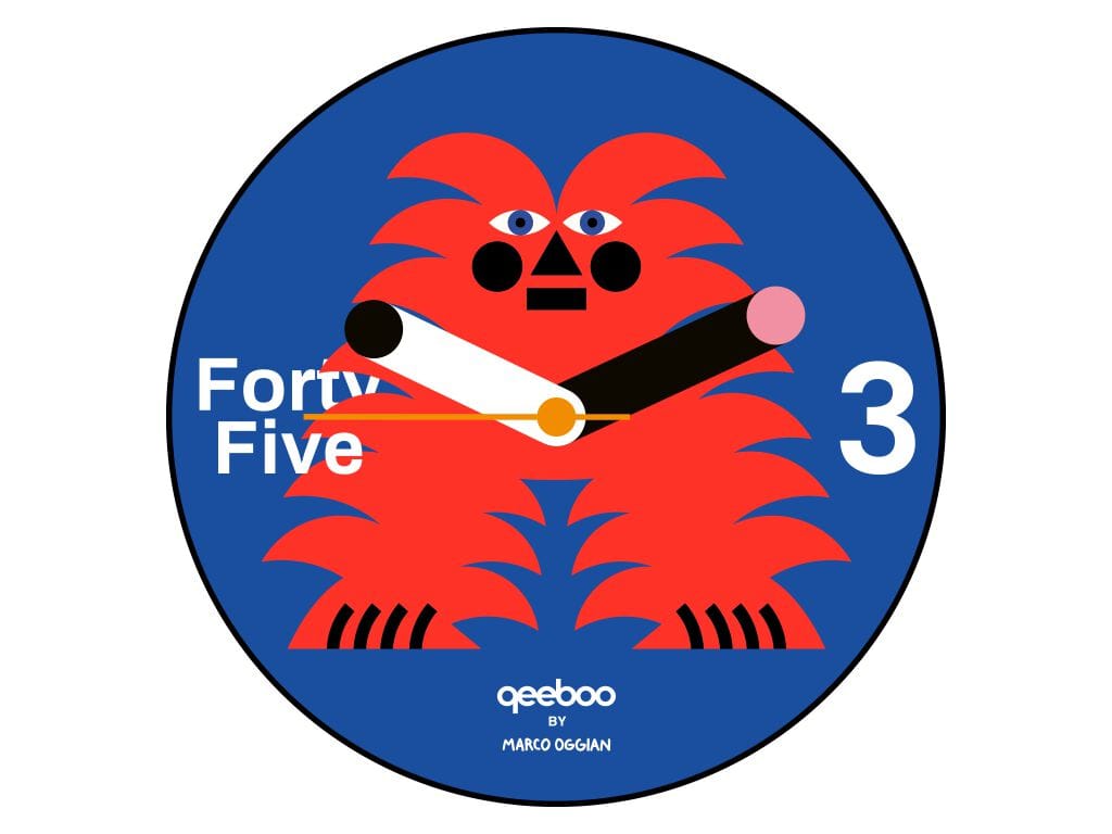 Керамические настенные часы Qeeboo Oggian ARCH-00150679 - Вид №1