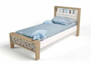 Кровать ABC-KING 160х90 №1MIX BUNNY №1 ( голубой)