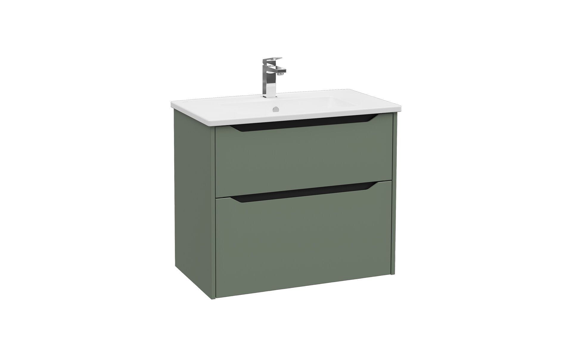 Подвесной шкаф для умывальника со встроенной раковиной с ящиками VitrA Bathrooms Integra Square ARCH-00124085 - Вид №5