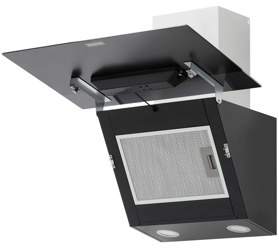 9195717 Вытяжка наклонная KRONA KRISTEN A 600 S черный/серебристый KRONA1 STDN-0085293 - Вид №3