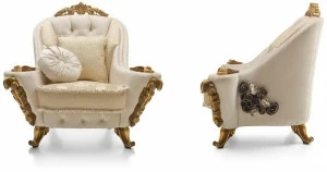 A.R. Arredamenti Кресло из мягкой ткани с подлокотниками Dolcevita 281