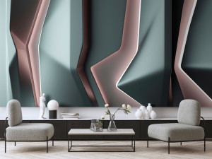 Обои с цифровой печатью с рисунком