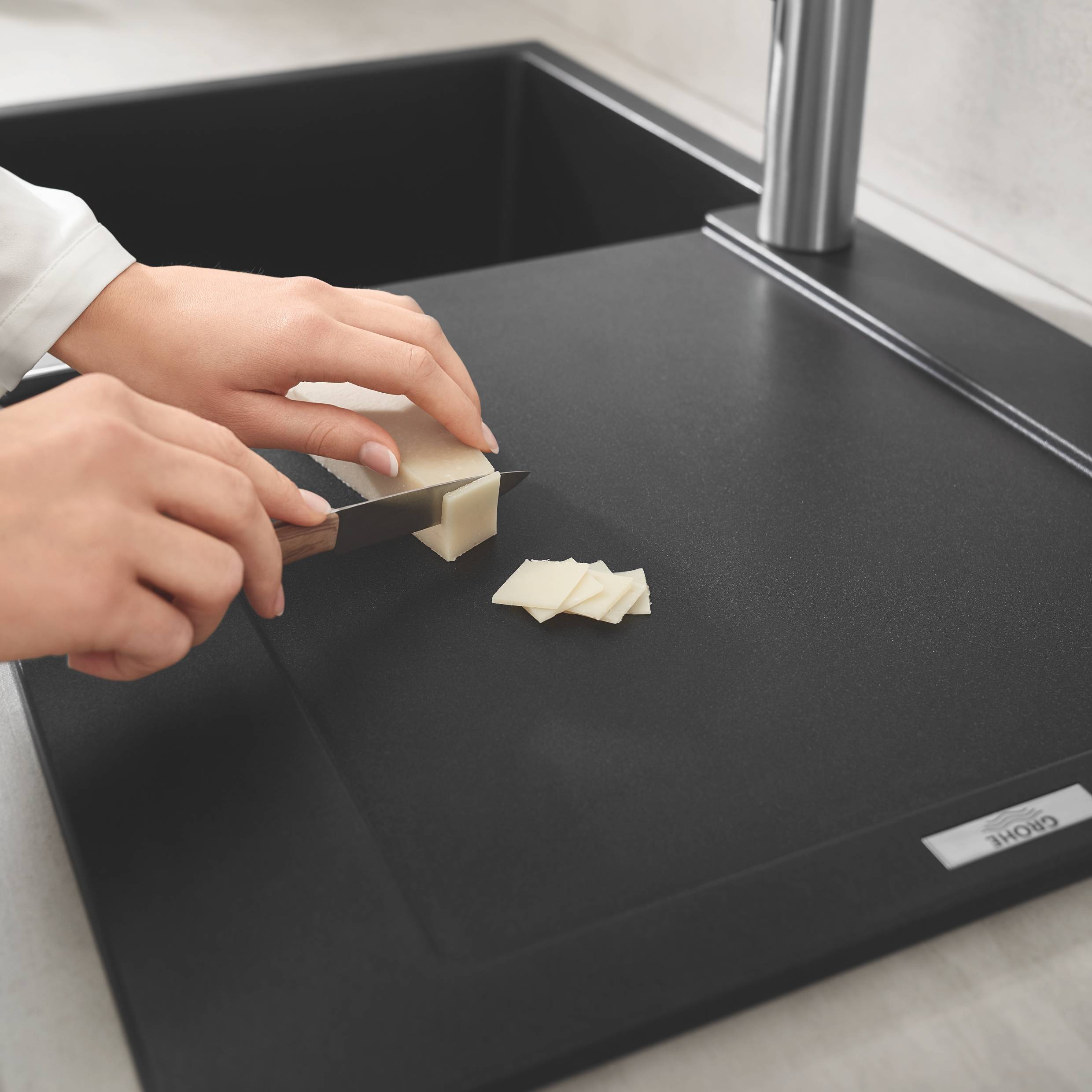 31644AP0 Мойка кухонная овальная Grohe K500 - Вид №8