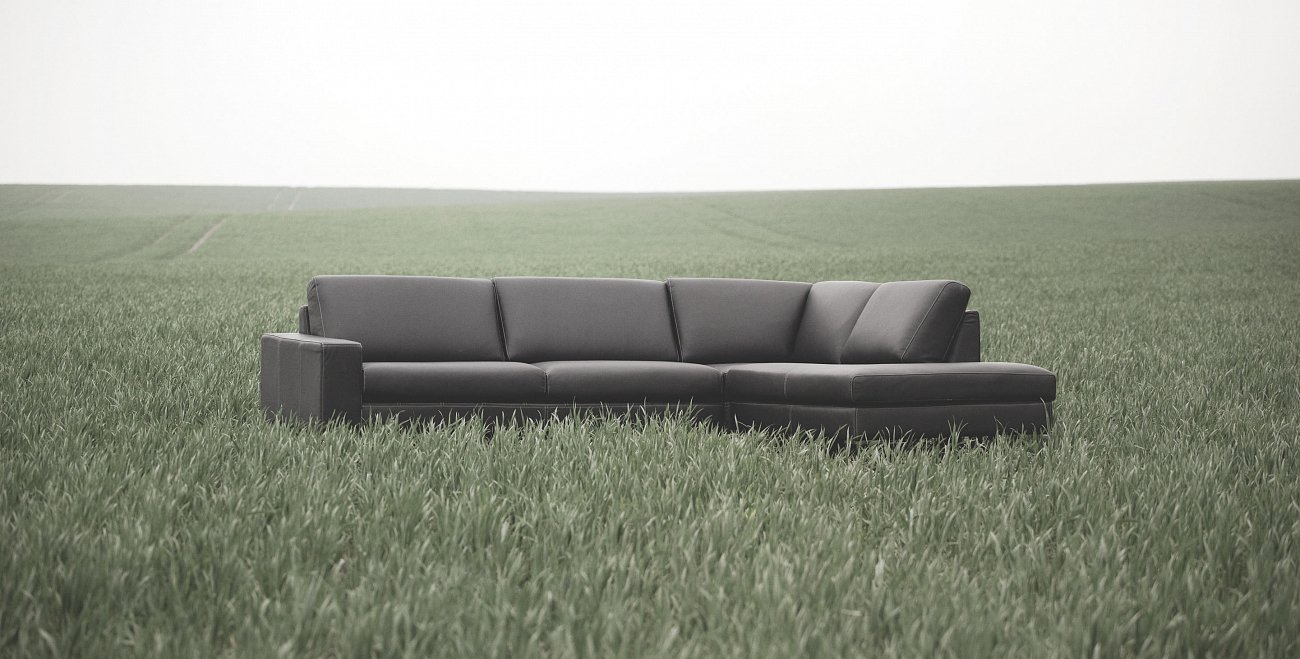 Диван Quattro угловой с левым модулем темно-серый SITS ДИЗАЙНЕРСКИЕ, QUATTRO 192298 Серый  - Вид №2